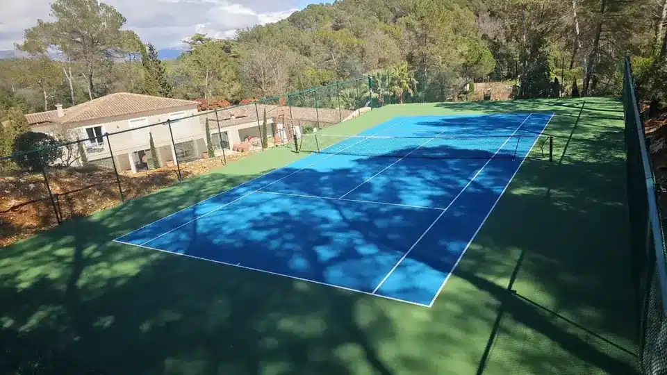 Court de tennis réalisé par Service Tennis