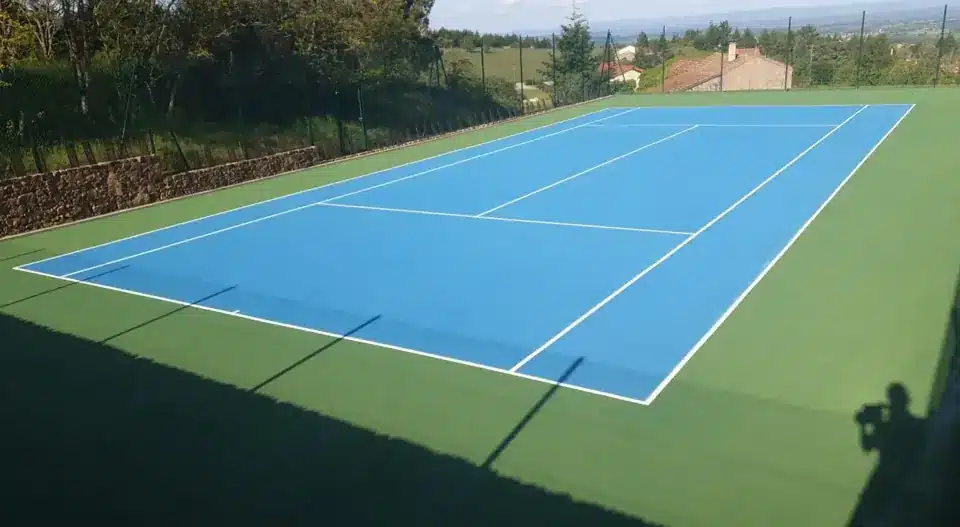 Court de tennis réalisé par Service Tennis