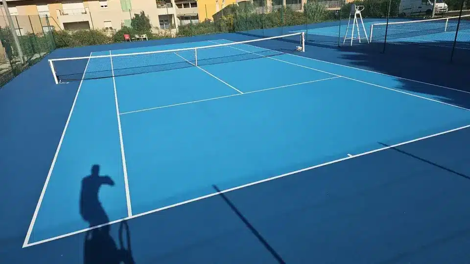 Court de tennis réalisé par Service Tennis