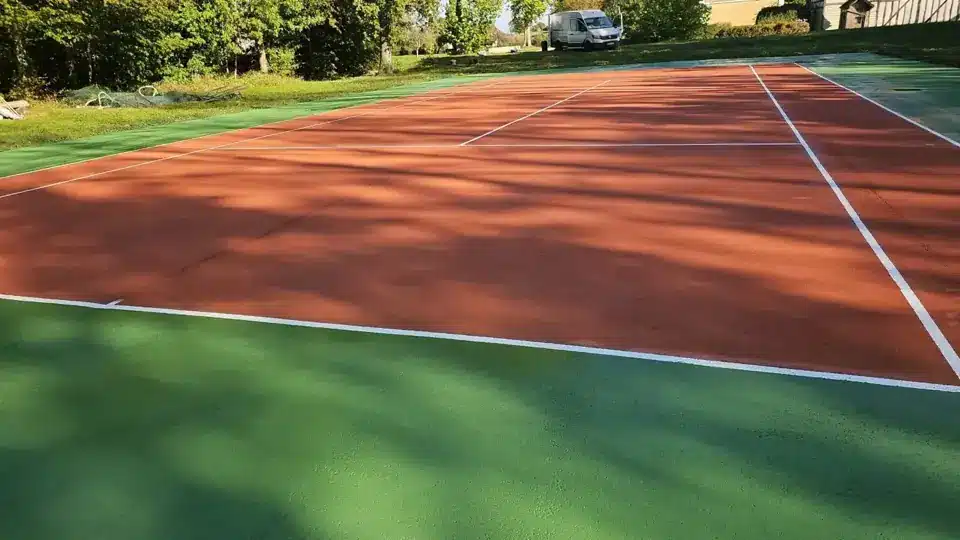 Court de tennis réalisé par Service Tennis
