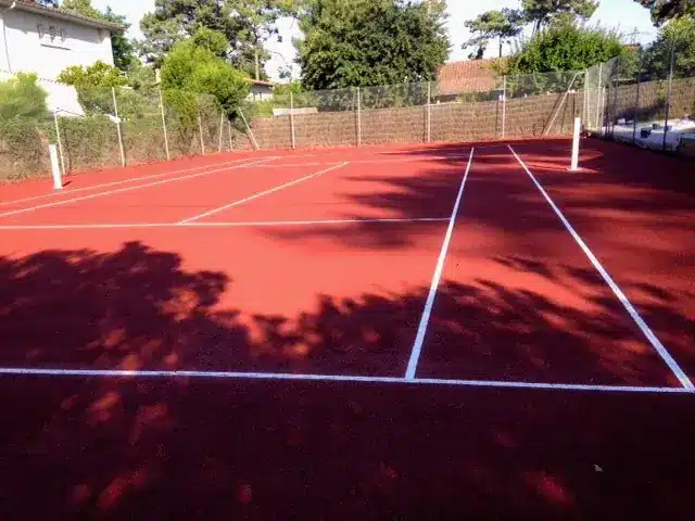Court de tennis réalisé par Service Tennis